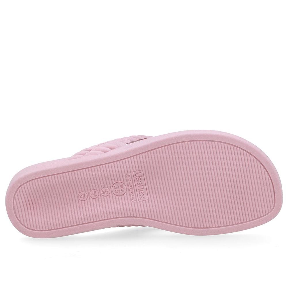 CHINELO USAFLEX POOFY REF AO33001 FEMININO Rosa 4