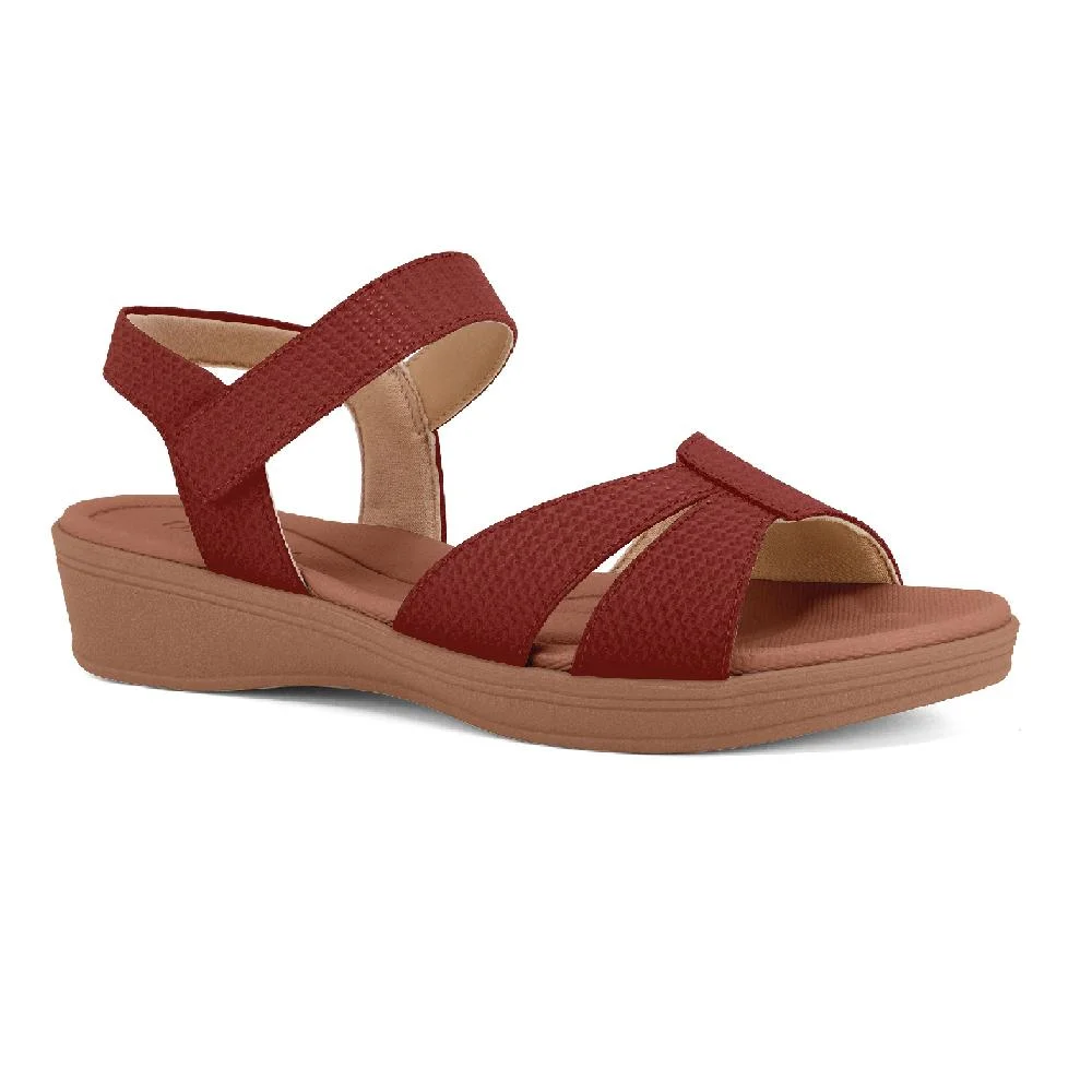 SANDALIA USAFLEX ANABELA BAIXA REF UD04011 FEMININO 3