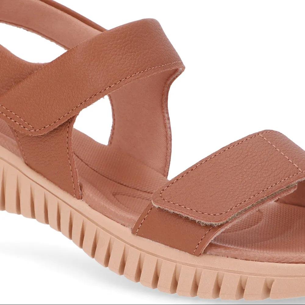 SANDALIA USAFLEX CASUAL EM COURO REF UD11007 FEMININO Marrom 3