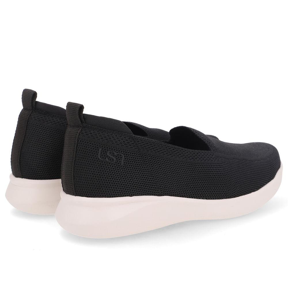 TENIS USAFLEX TRICOT SLIP ON REF UD03006 FEMININO Preto 3