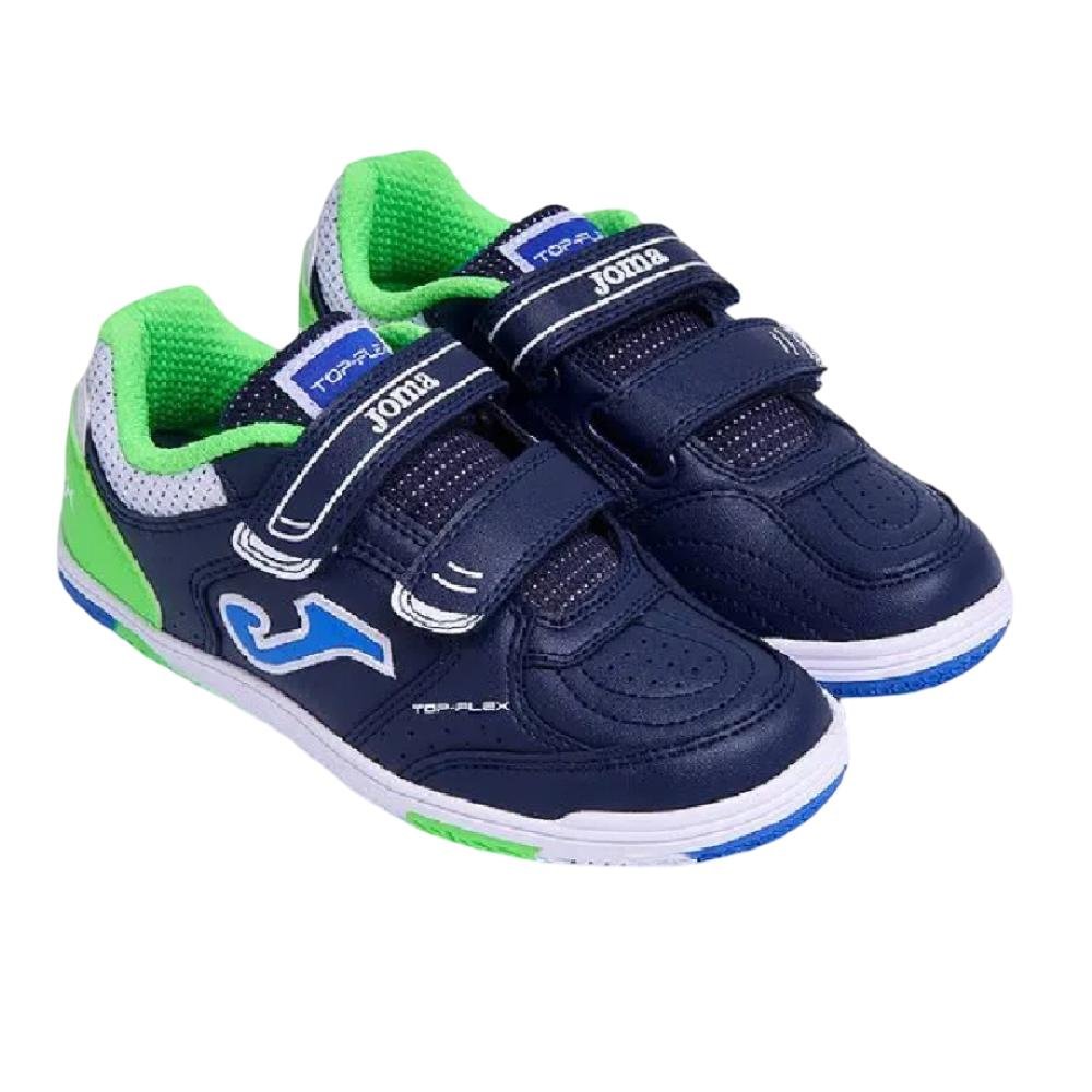 CHUTEIRA JOMA FUTSAL TOP FLEX JR REF TPJW25 MENINO Azul 3