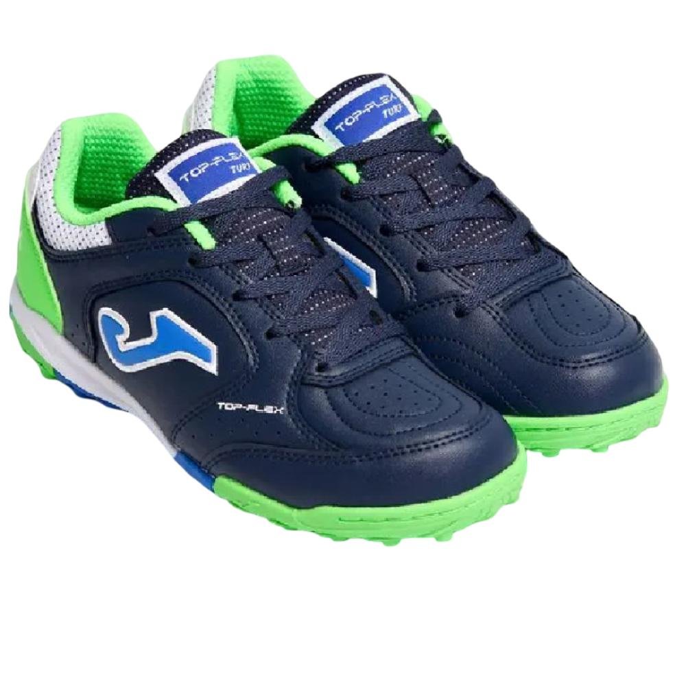 CHUTEIRA JOMA SOCIETY TOP FLEX JR REF TPJW25 MENINO Azul 3