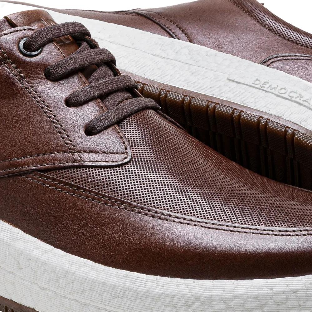 SAPATENIS DEMOCRATA DRAKE PULSE REF 600103 MASCULINO Marrom 3