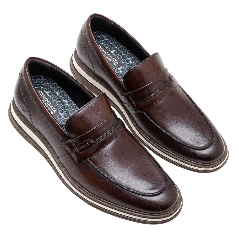 SAPATO DEMOCRATA DUNE HI-SOFT REF 298203 MASCULINO Marrom 2