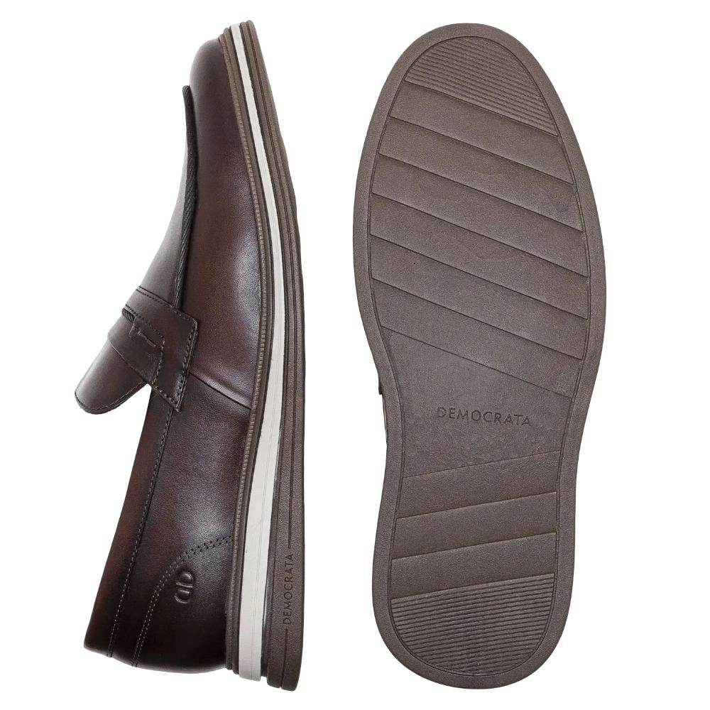 SAPATO DEMOCRATA DUNE HI-SOFT REF 298203 MASCULINO Marrom 4
