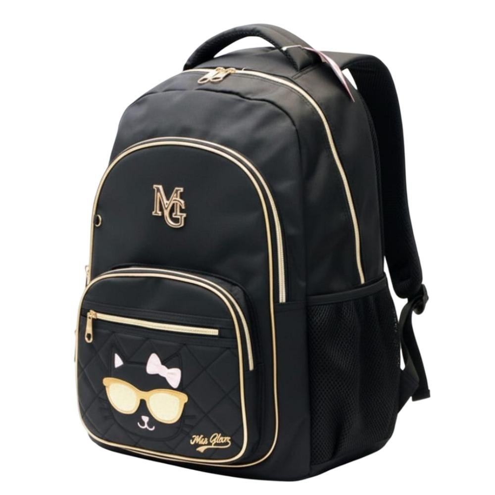 MOCHILA MIA GLAM ESCOLAR REF M26005PT Preto 3