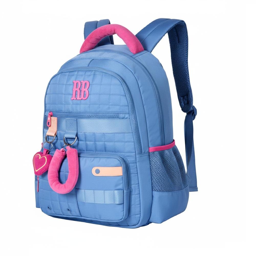 MOCHILA REBECCA BONBON DE COSTAS 17,5" REF RB26238 Azul 2