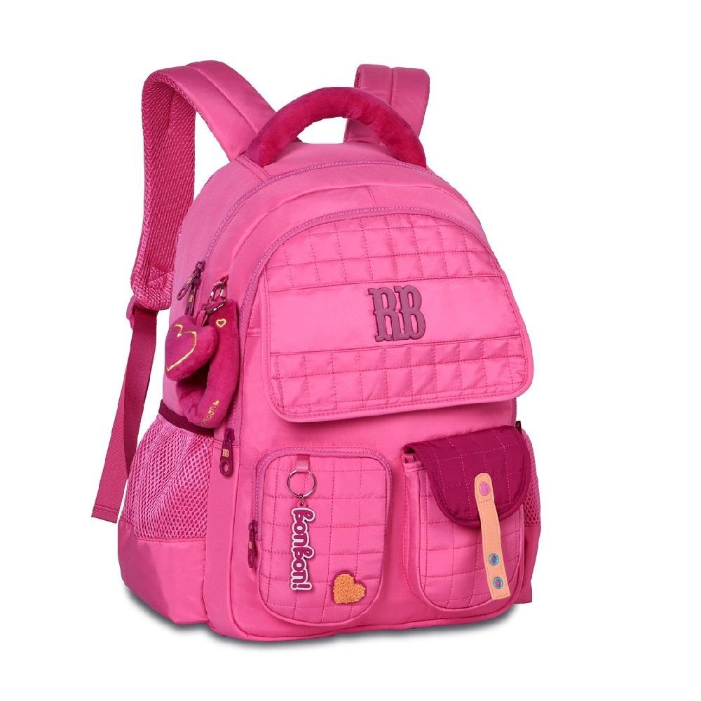 MOCHILA REBECCA BONBON DE COSTAS 17,5" REF RB26239 Rosa 3