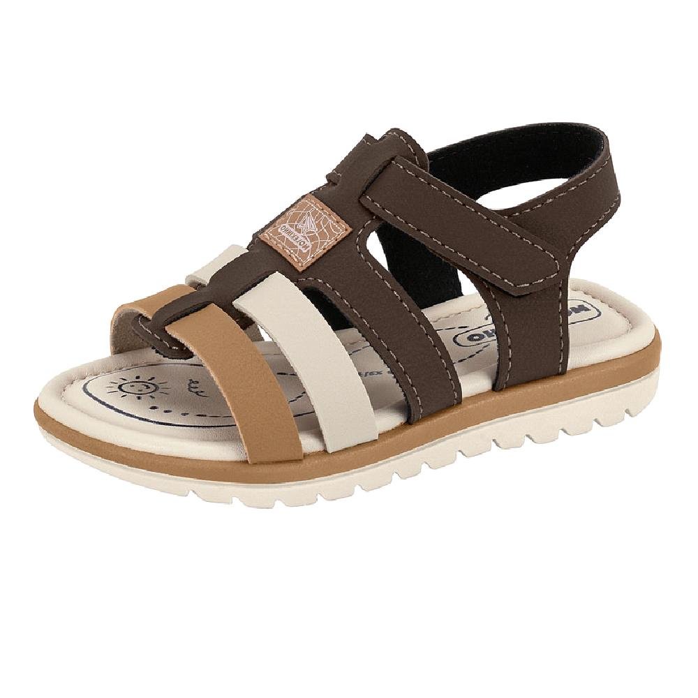 SANDALIA MOLEKINHO TIRAS CASUAL REF 2650.201.13958 MENINO Marrom 2