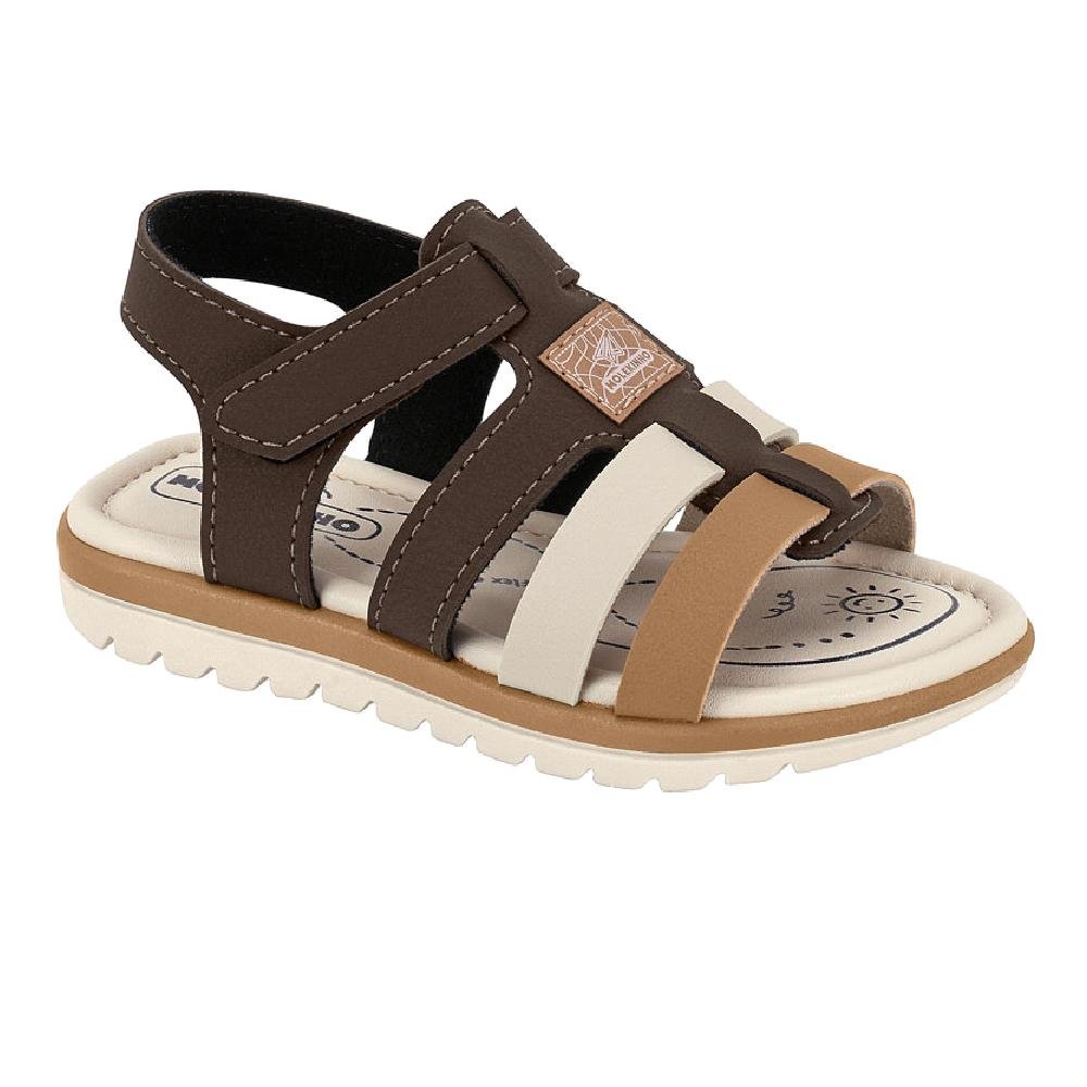 SANDALIA MOLEKINHO TIRAS CASUAL REF 2650.201.13958 MENINO Marrom 3