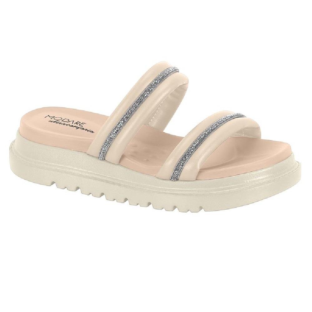 PAPETE MODARE ULTRA CONFORTTO REF 7200.103.29871 FEMININO Bege 3