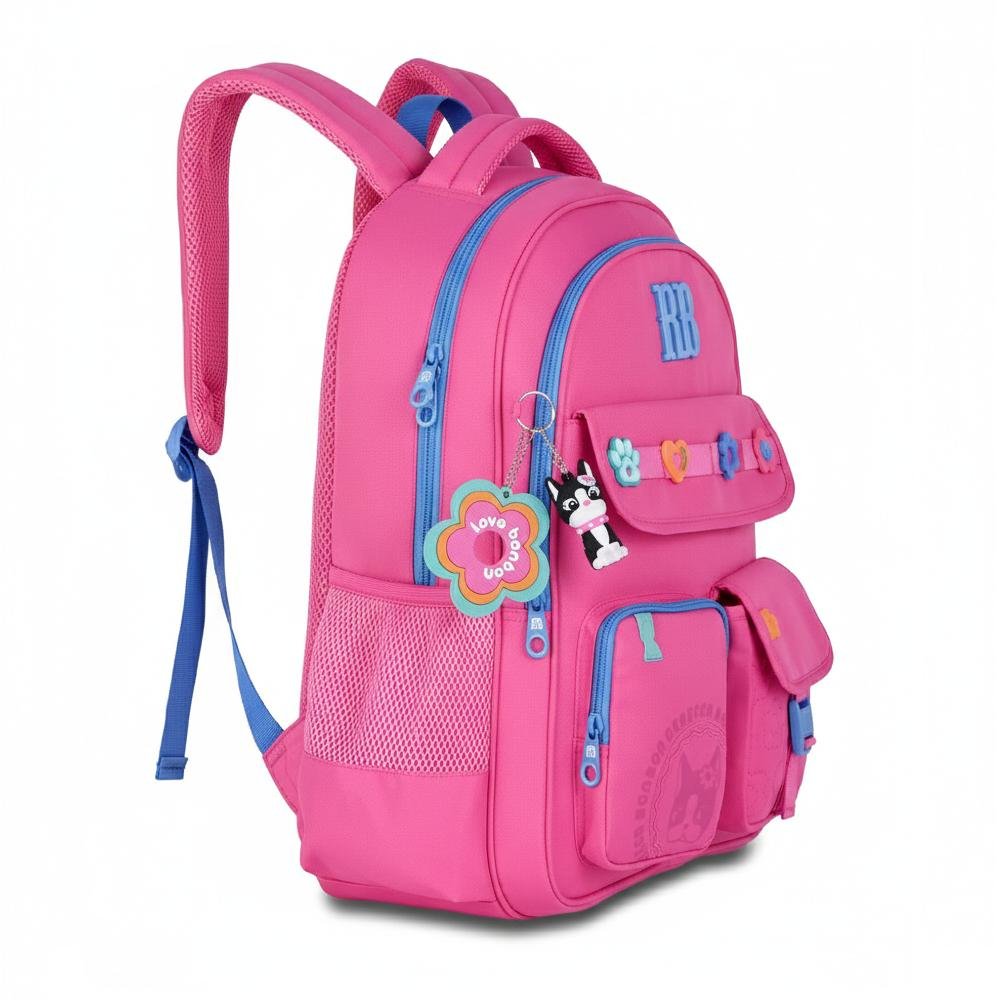MOCHILA REBECCA BONBON DE COSTAS 17,5" REF RB26232 Rosa 3