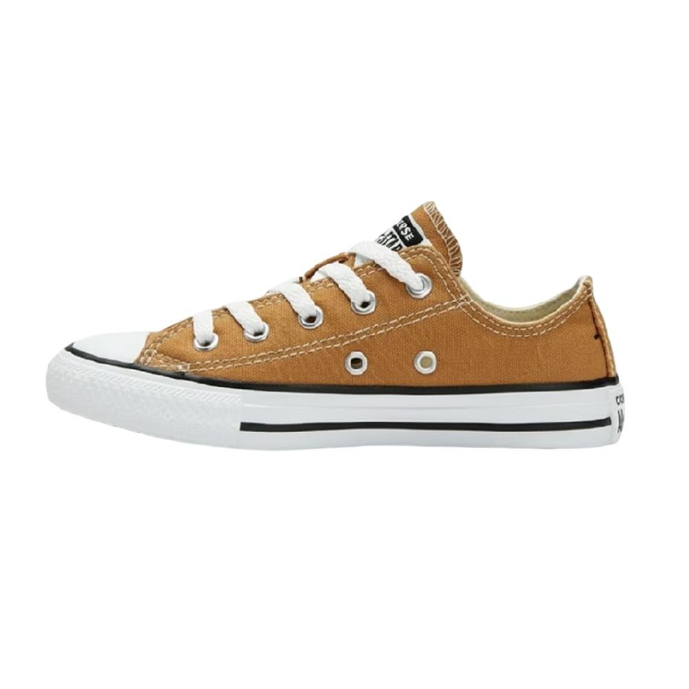 TENIS ALL STAR CHUCK TAYLOR CANO BAIXO REF CK04300061 Bege 2