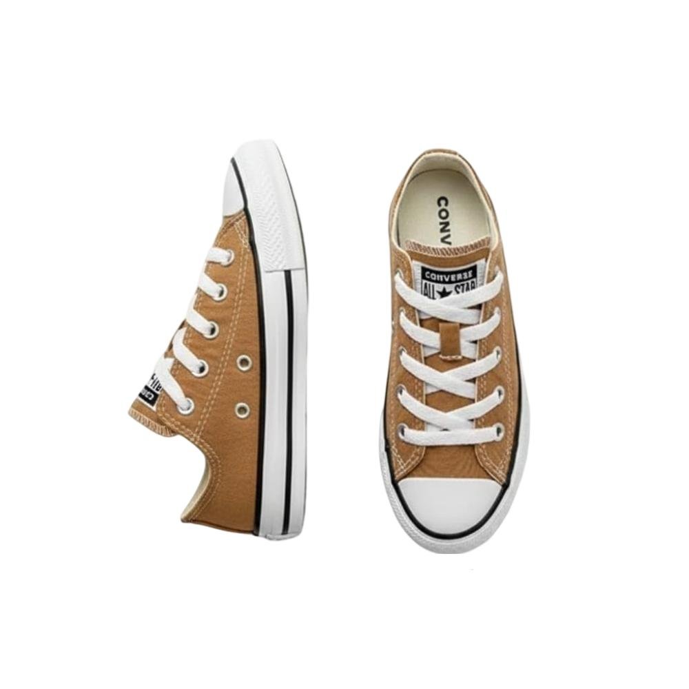 TENIS ALL STAR CHUCK TAYLOR CANO BAIXO REF CK04300061 Bege 4