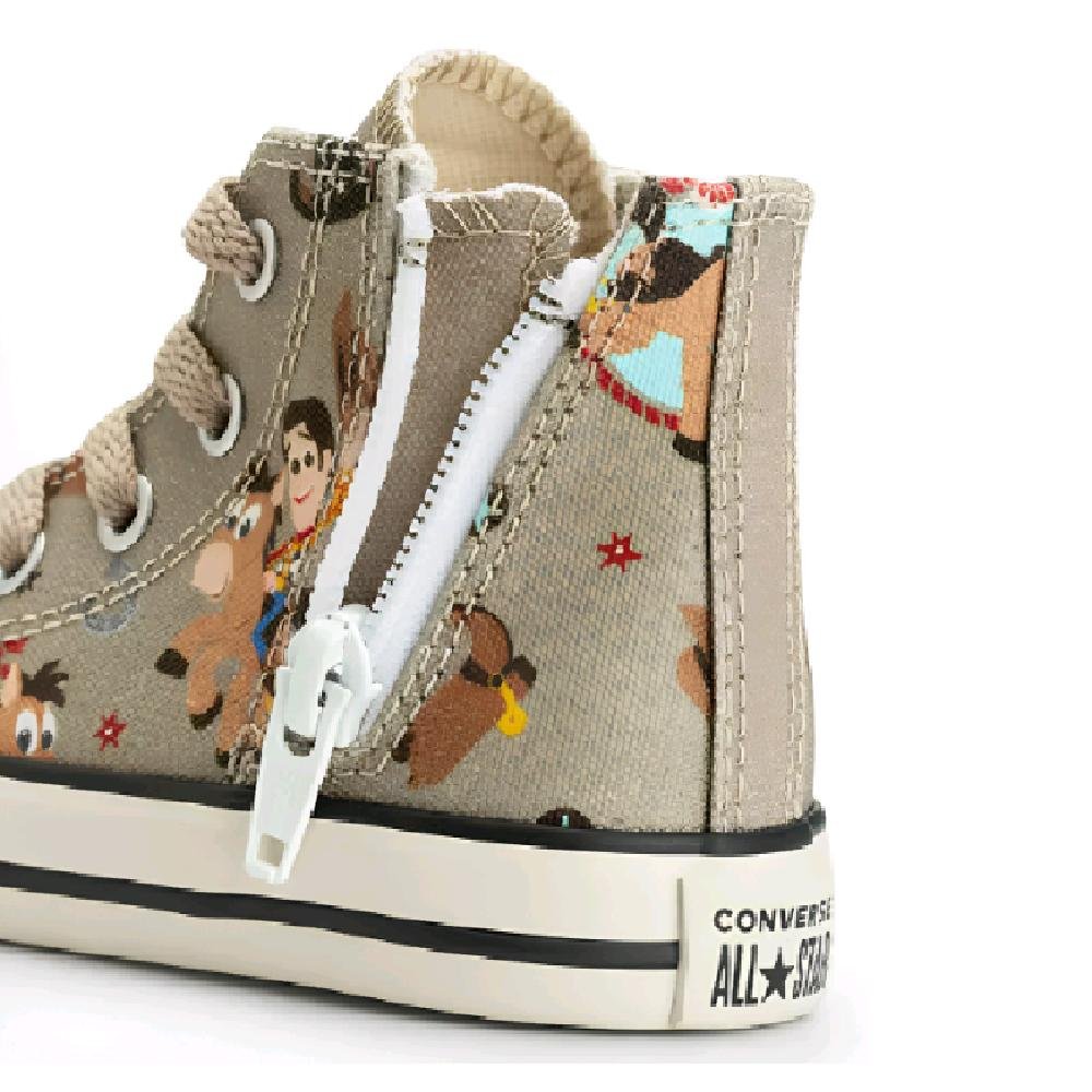 TENIS ALL STAR CHUCK TAYLOR SIDE ZIPE REF CK1547 UNISSEX Cinza 4