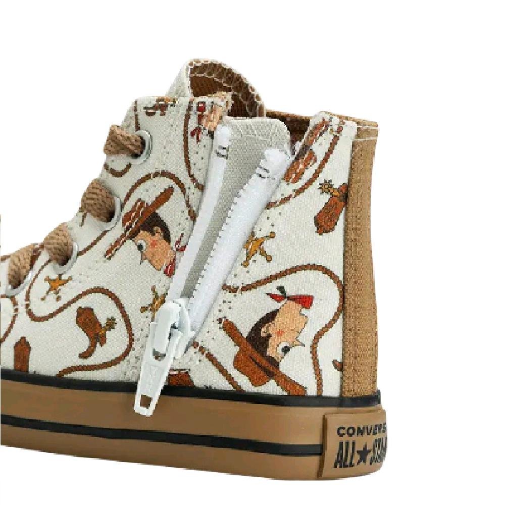 TENIS ALL STAR CHUCK TAYLOR SIDE ZIP REF CK1548 UNISSEX Branco 4