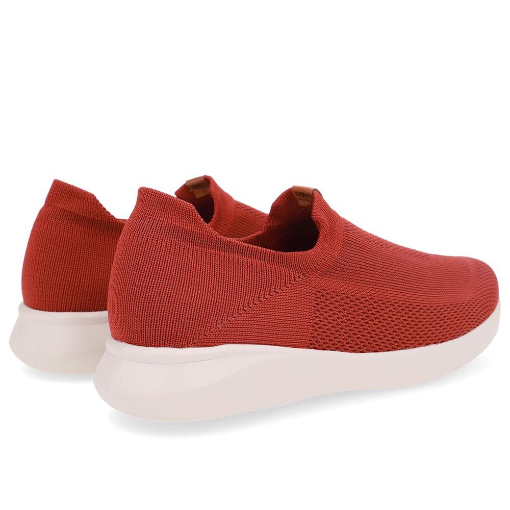 TENIS USAFLEX CASUAL TRICOT REF UD03005 FEMININO Marrom 3