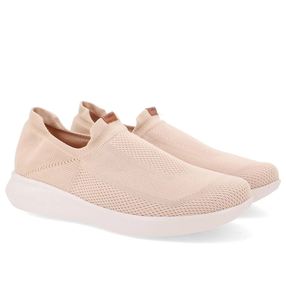 TENIS USAFLEX CASUAL TRICOT REF UD03005 FEMININO Bege 2