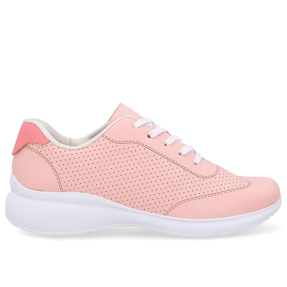 TENIS USAFLEX COURO CASUAL REF UD01001 FEMININO