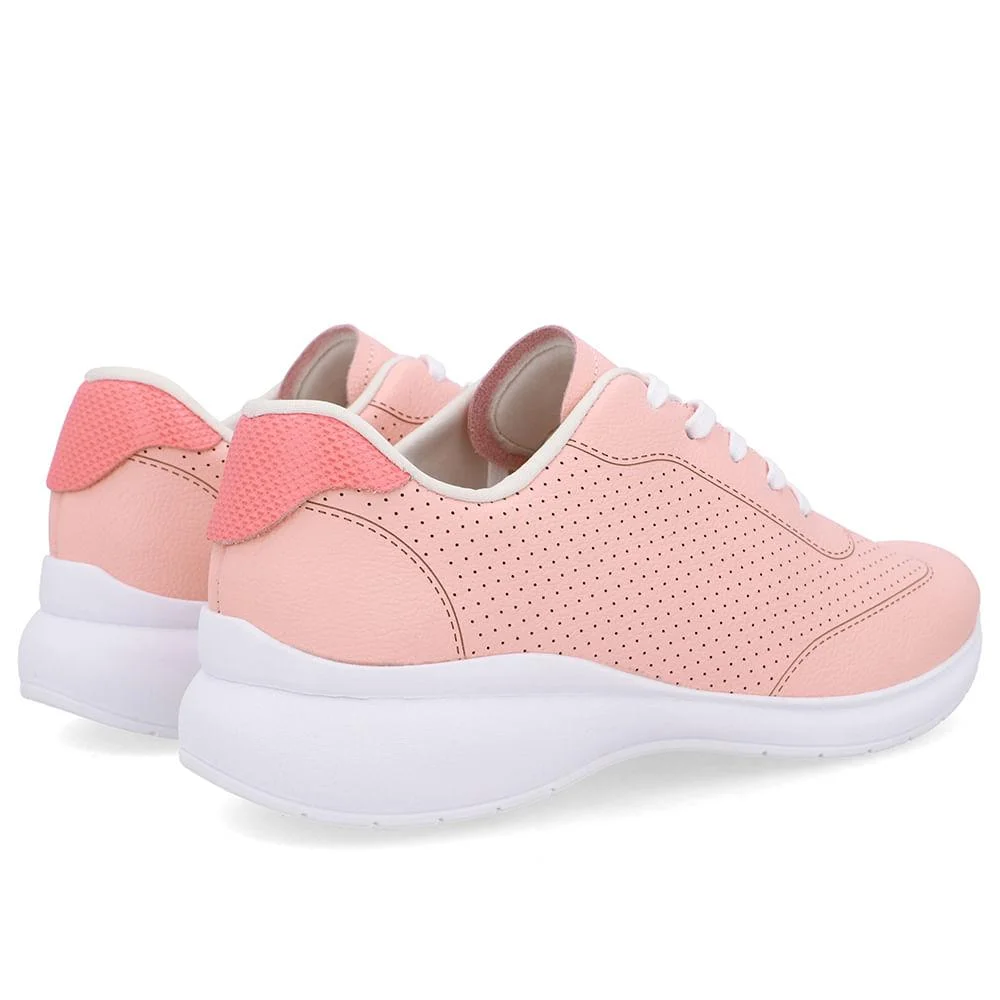 TENIS USAFLEX COURO CASUAL REF UD01001 FEMININO Rosa 3