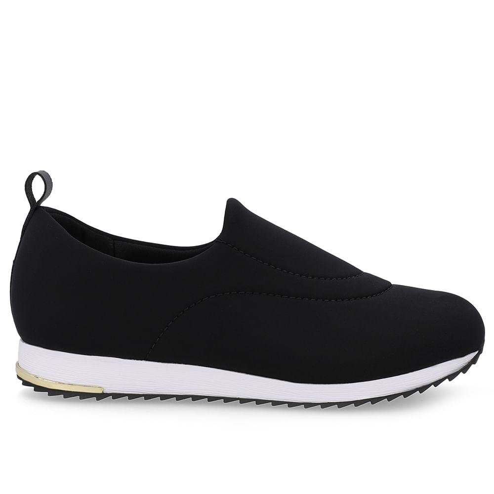TENIS USAFLEX SLIP ON ELASTANO REF UD21001 FEMININO