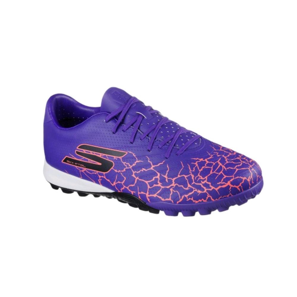 CHUTEIRA SKECHERS SOCIETY GOLD TF UNISSEX Roxo 3