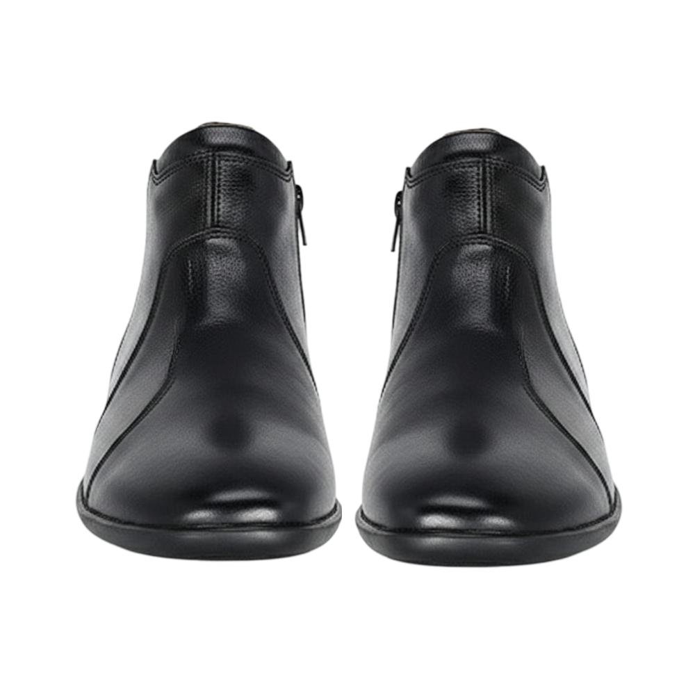 BOTA PERLATTO ANGEL COURO ZIPER REF ANG012E FEMININO Preto 3