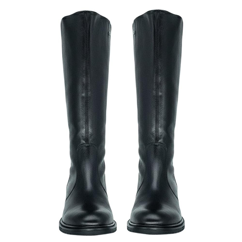 BOTA PERLATTO DIANA COURO CANO ALTO REF DIA022 FEMININO Preto 3