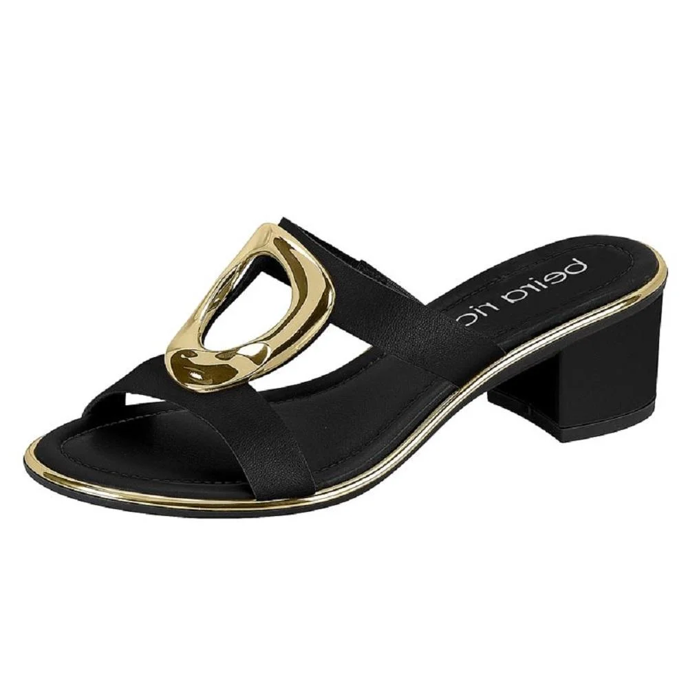 TAMANCO BEIRA RIO SALTO BLOCO REF 8379.257.9569 FEMININO Preto 2