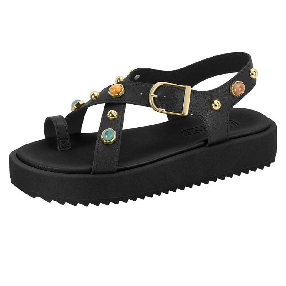 SANDALIA MOLECA PAPETE REF 5489.124.9569 FEMININO Preto 4