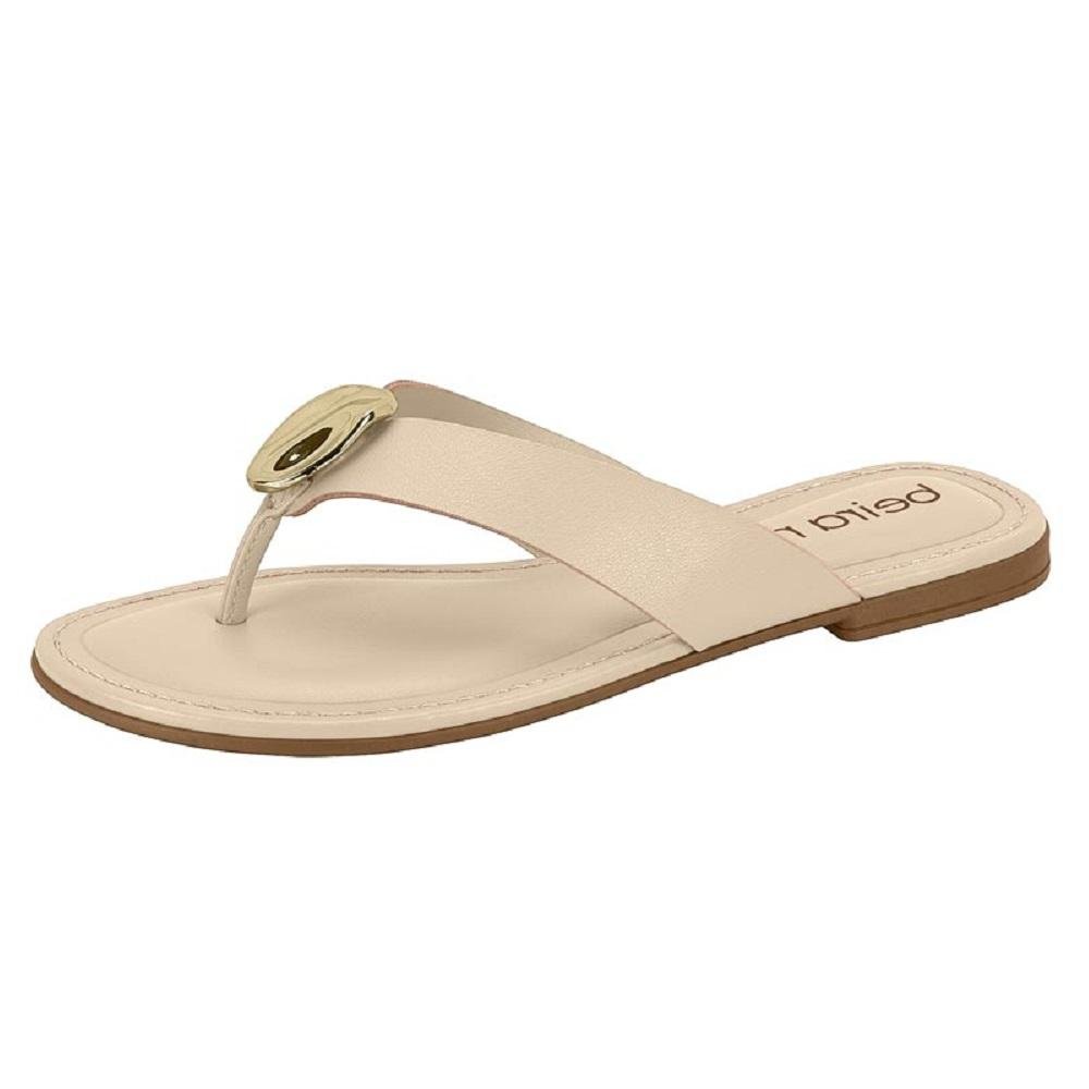 CHINELO BEIRA RIO CASUAL REF 8552.206.9569 FEMININO Branco 2