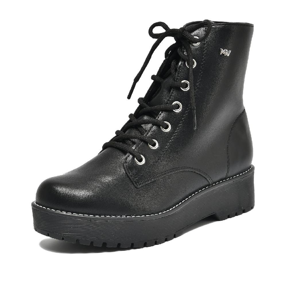 BOTA VIA MARTE COTURNO REF 004-001-01 FEMININO Preto 2