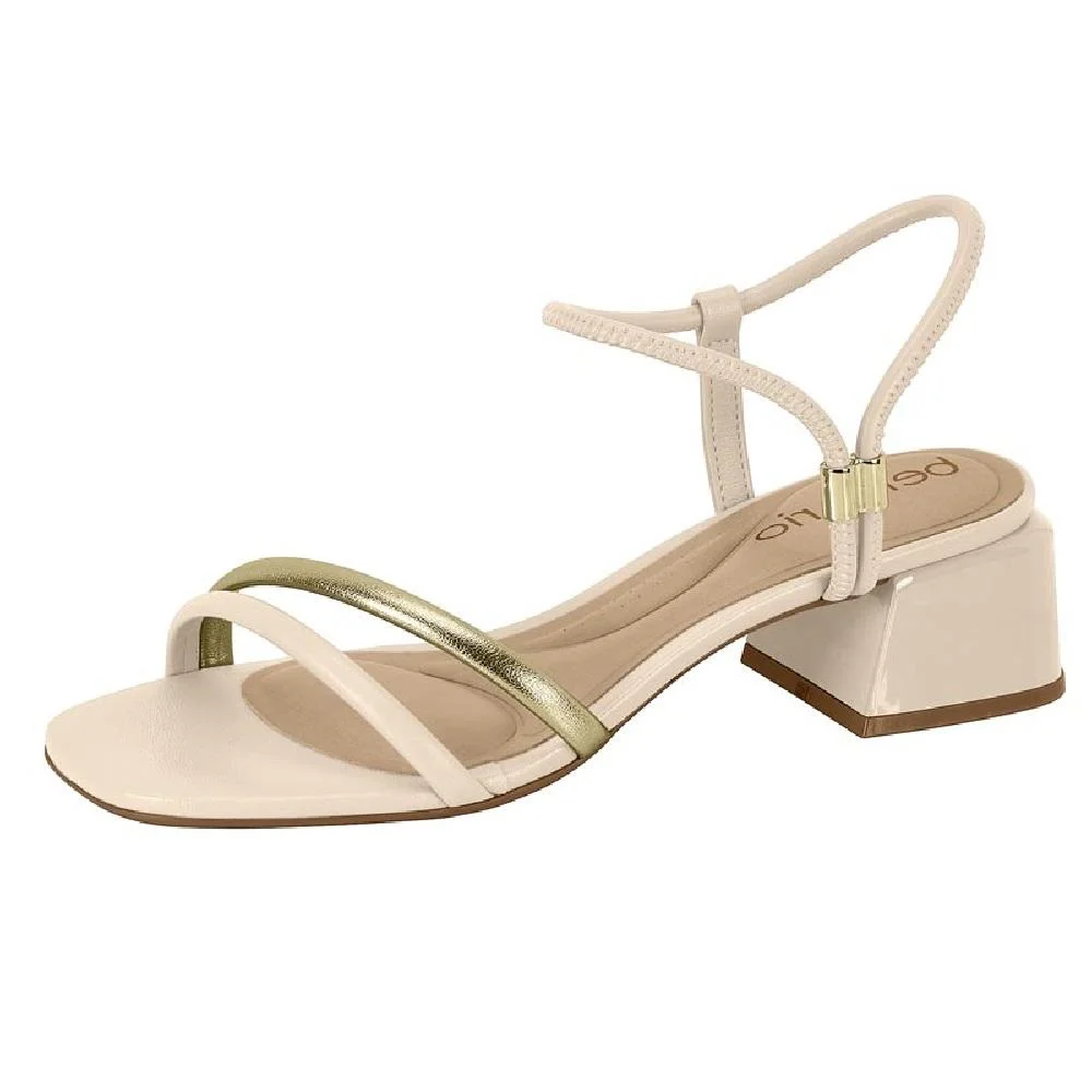 SANDALIA BEIRA RIO SALTO BLOCO REF 8423.228.27634 FEMININO Creme 2