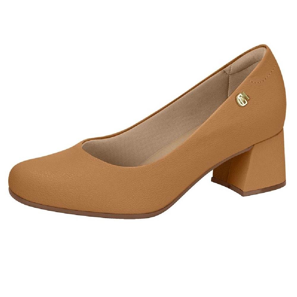 SAPATO MODARE SALTO BLOCO REF 7373.100.21736 FEMININO Caramelo 4