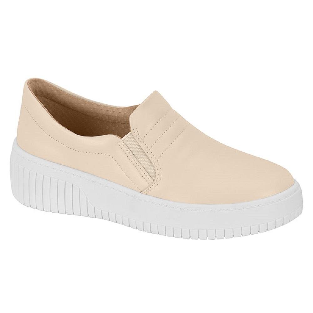 TENIS BEIRA RIO SLIP ON REF 4316.101.9569 FEMININO Creme 3
