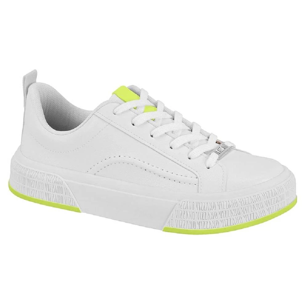 TENIS VIZZANO CASUAL REF 1477.201.28918 FEMININO Branco/Amarelo 3