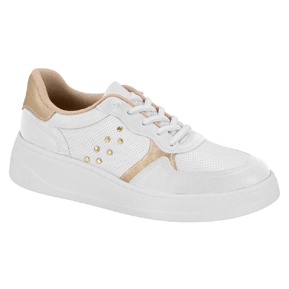 TENIS MODARE CASUAL REF 7402.111.30179 FEMININO Branco/Dourado 3