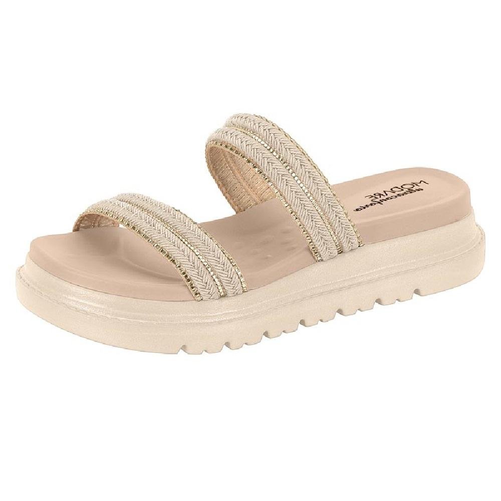 SANDALIA PAPETE MODARE REF 7200.103.29432 FEMININO Bege 2