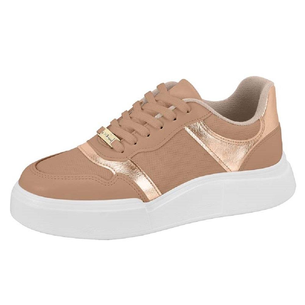 TENIS MOLECA CASUAL REF 5838.102.31423 FEMININO Bege 4