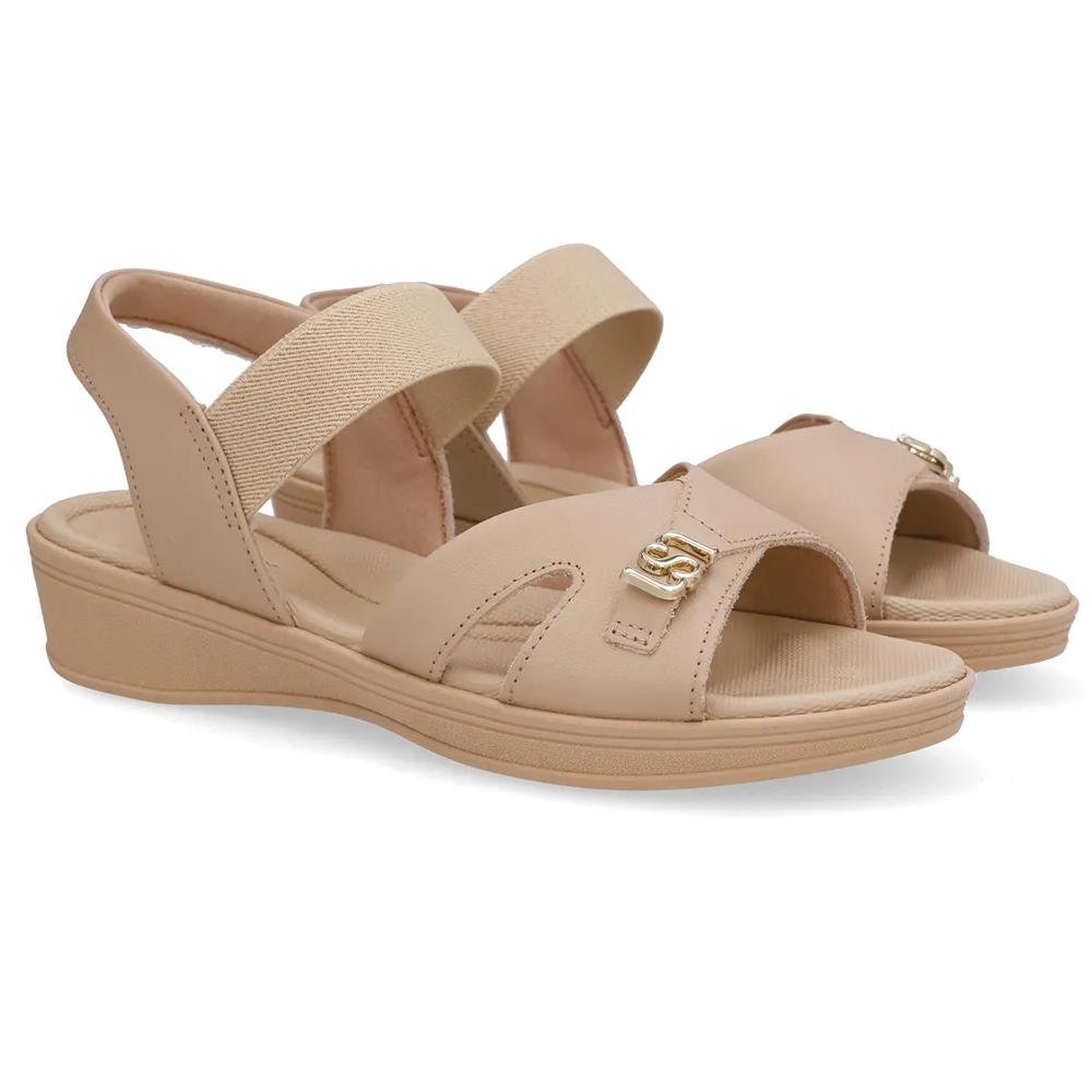 SANDALIA USAFLEX ANABELA BAIXA REF UD04014 FEMININO