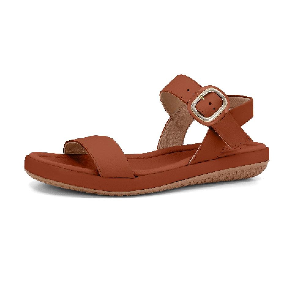 SANDALIA USAFLEX ULTRACONFORTO REF AO25003 FEMININO Marrom 2