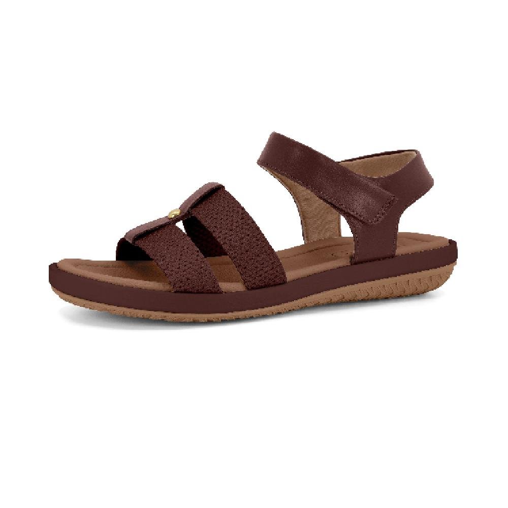 SANDALIA USAFLEX ULTRACONFORTO REF AO25005 FEMININO Marrom 2