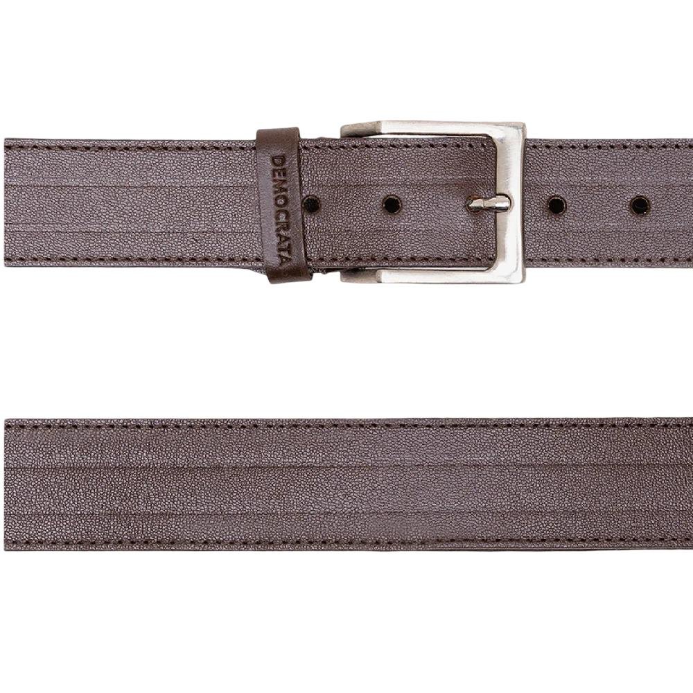 CINTO DEMOCRATA FIT COURO LARGO REF CIN0540FIT MASCULINO Marrom 3