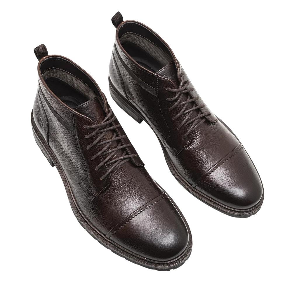 BOTA DEMOCRATA ASTRO COURO REF 301102 MASCULINO Marrom 3