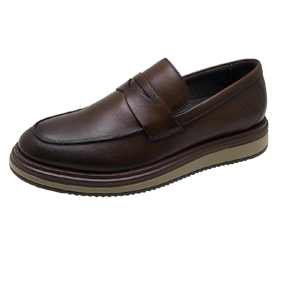 SAPATO DEMOCRATA DURANT CASUAL REF 596102 MASCULINO Marrom 4