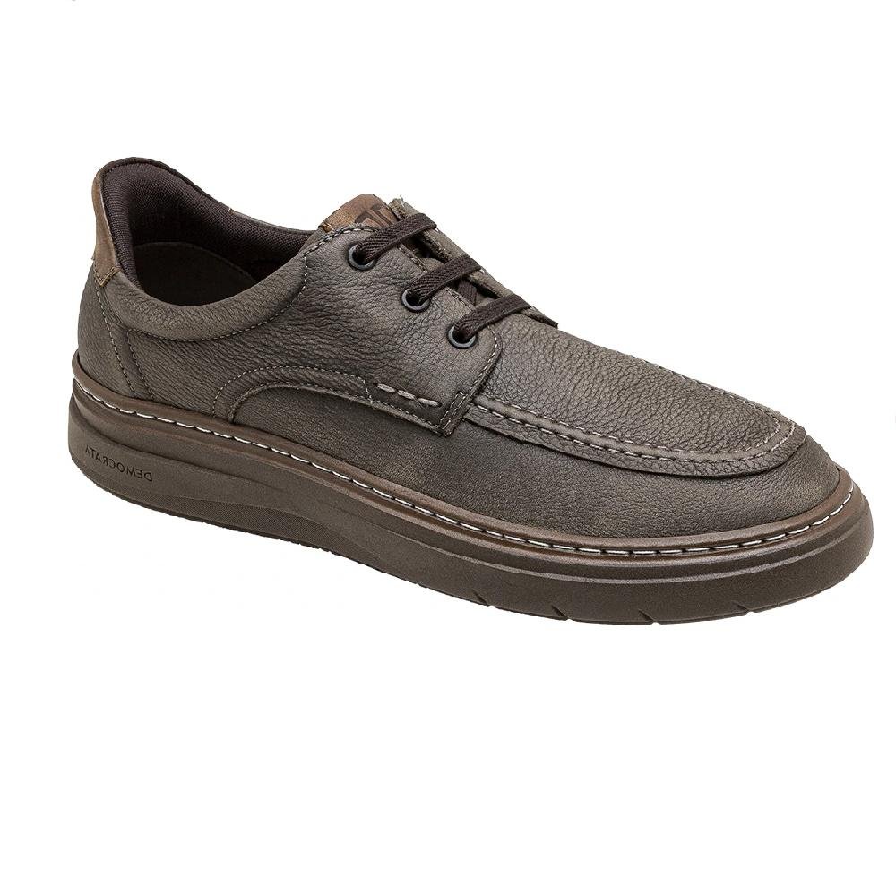 SAPATO DEMOCRATA GRID CALCE FACIL REF 240002 MASCULINO Cinza 3
