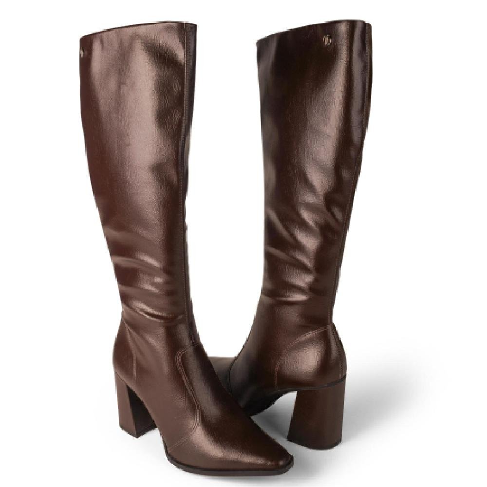 BOTA DAKOTA GABRI VIERI CANO LONGO REF D2172 FEMININO Marrom 4