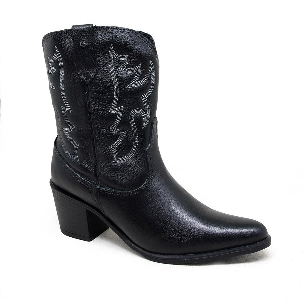 BOTA PERLATTO NEW WESTERN  CANO MÉDIO REF NWE007 FEMININO