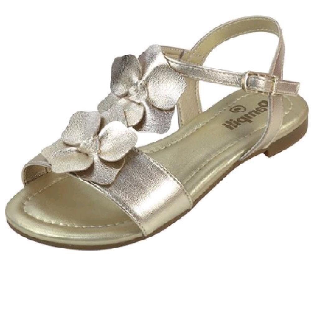 SANDALIA PAMPILI IRIS FLORES REF 725045000 MENINA Dourado 4