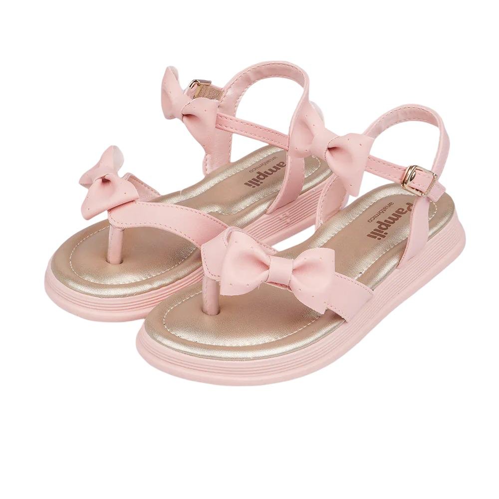 SANDALIA PAMPILI SAND FLOWER LAÇO REF 702064000 FEMININO Rosa 2